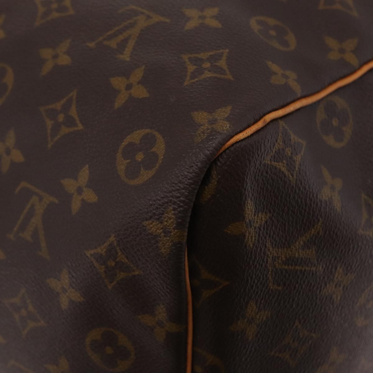 LOUIS VUITTON Monogram Keepall 60 Boston Bag M41422 LV Auth 203296A