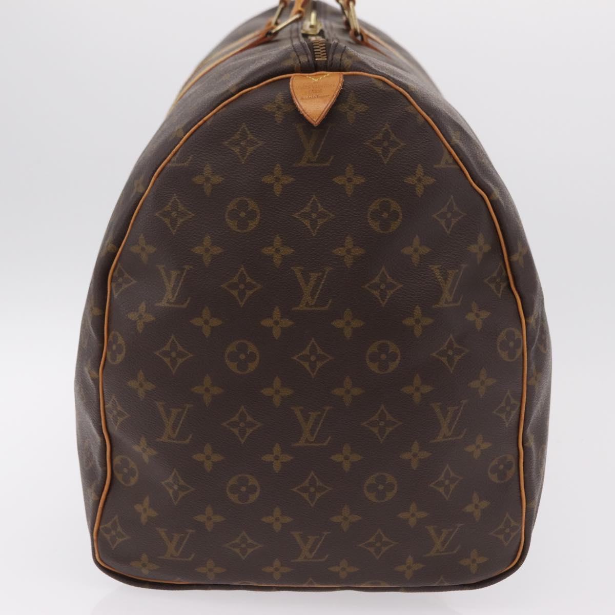 LOUIS VUITTON Monogram Keepall 60 Boston Bag M41422 LV Auth 203296A