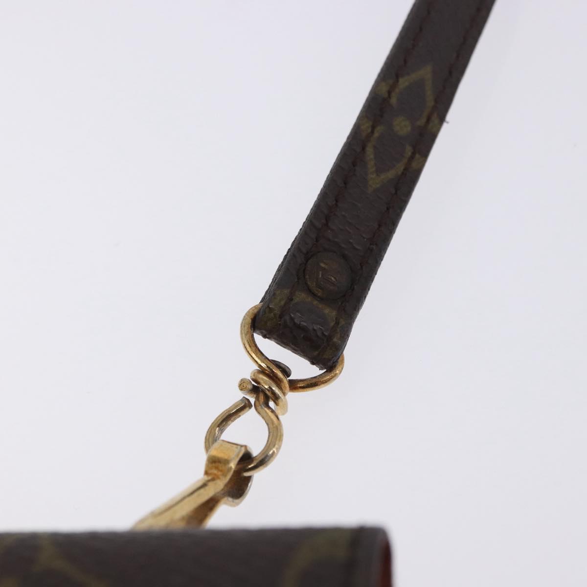 LOUIS VUITTON Monogram Double Rabat Shoulder Bag M51815 LV Auth 203299