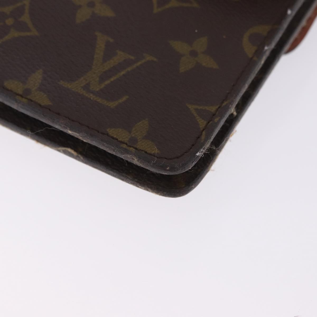 LOUIS VUITTON Monogram Double Rabat Shoulder Bag M51815 LV Auth 203299