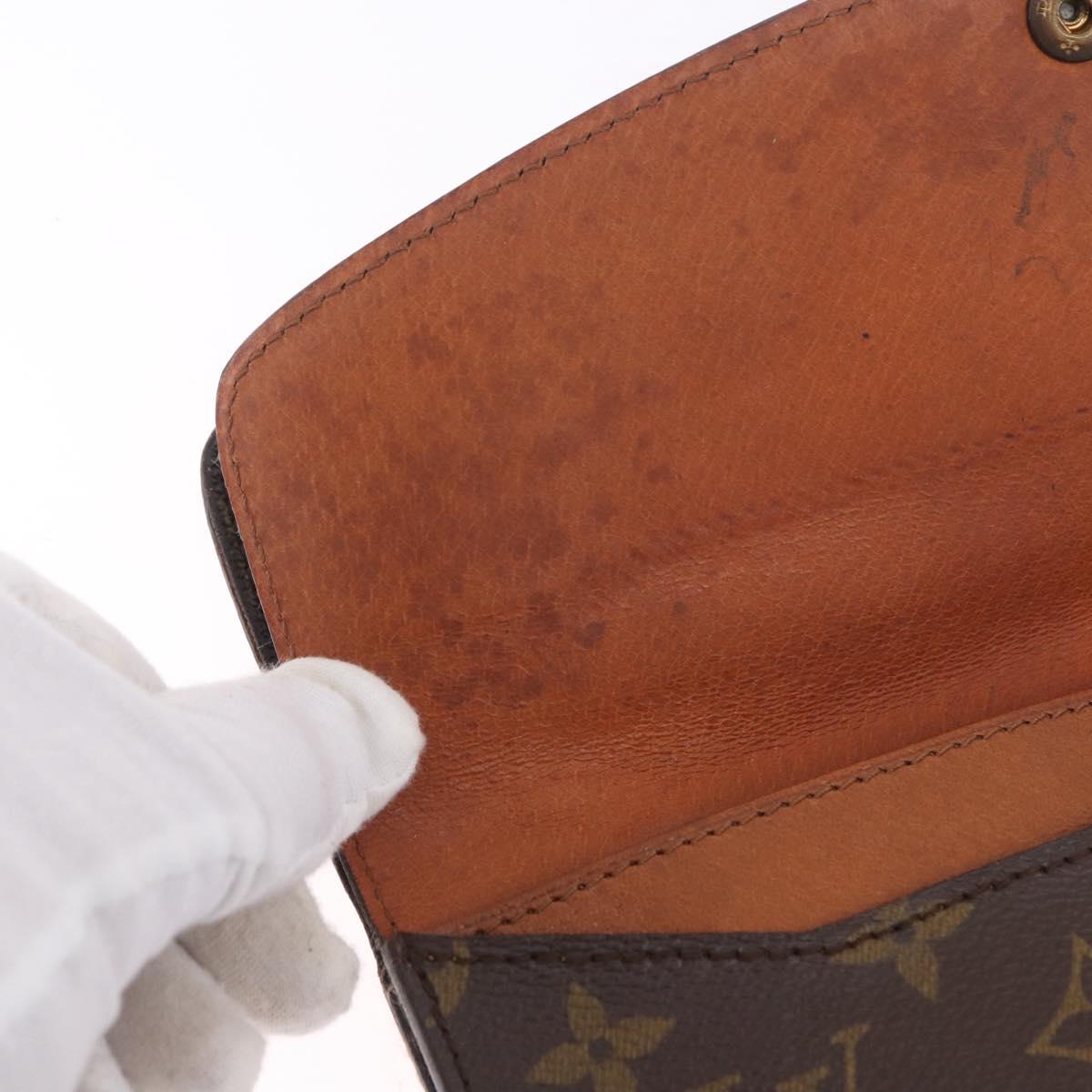 LOUIS VUITTON Monogram Double Rabat Shoulder Bag M51815 LV Auth 203299