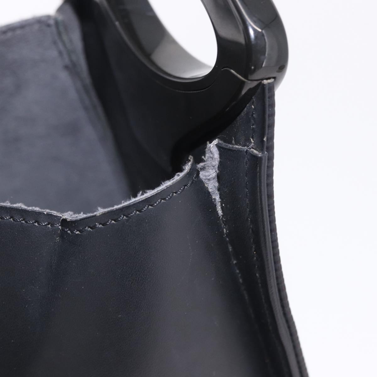 LOUIS VUITTON Epi Migny Shoulder Bag Black M52392 LV Auth 203300