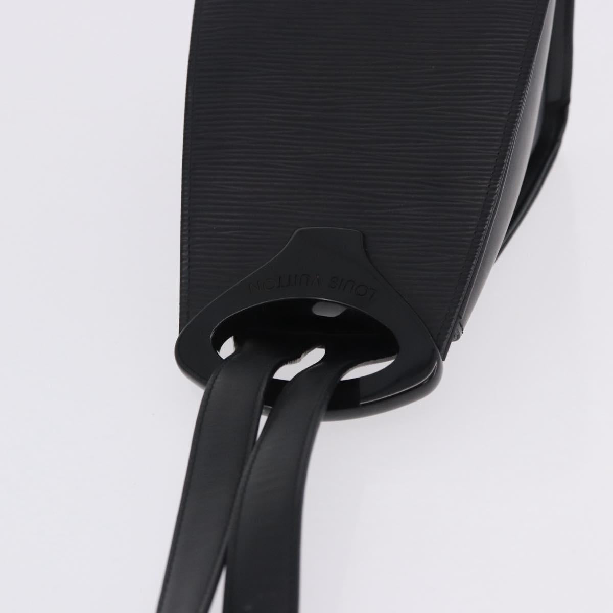 LOUIS VUITTON Epi Migny Shoulder Bag Black M52392 LV Auth 203300