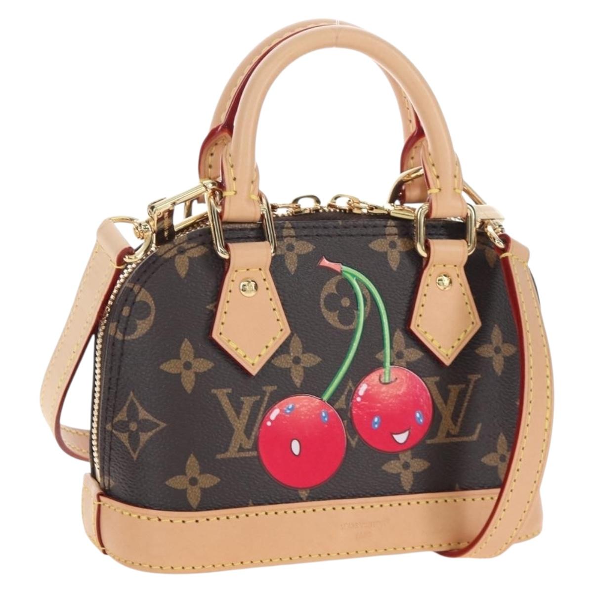 LOUIS VUITTON Monogram Cherry LVxYK Nano Alma Hand Bag M13416 LV Auth 203301SM