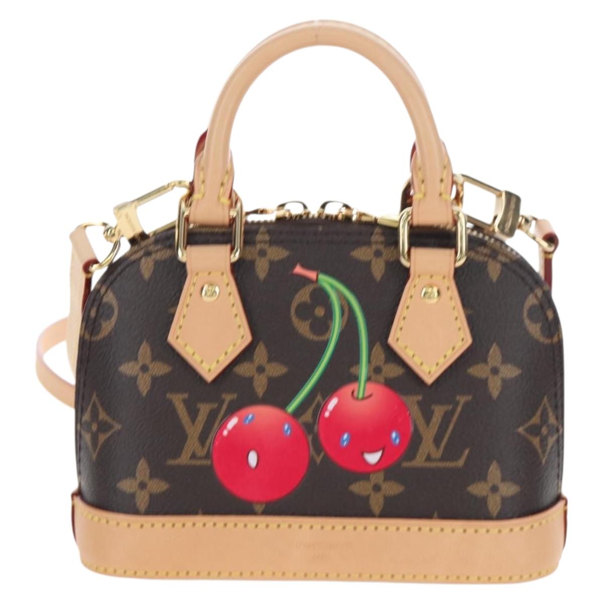 LOUIS VUITTON Monogram Cherry LVxYK Nano Alma Hand Bag M13416 LV Auth 203301SM