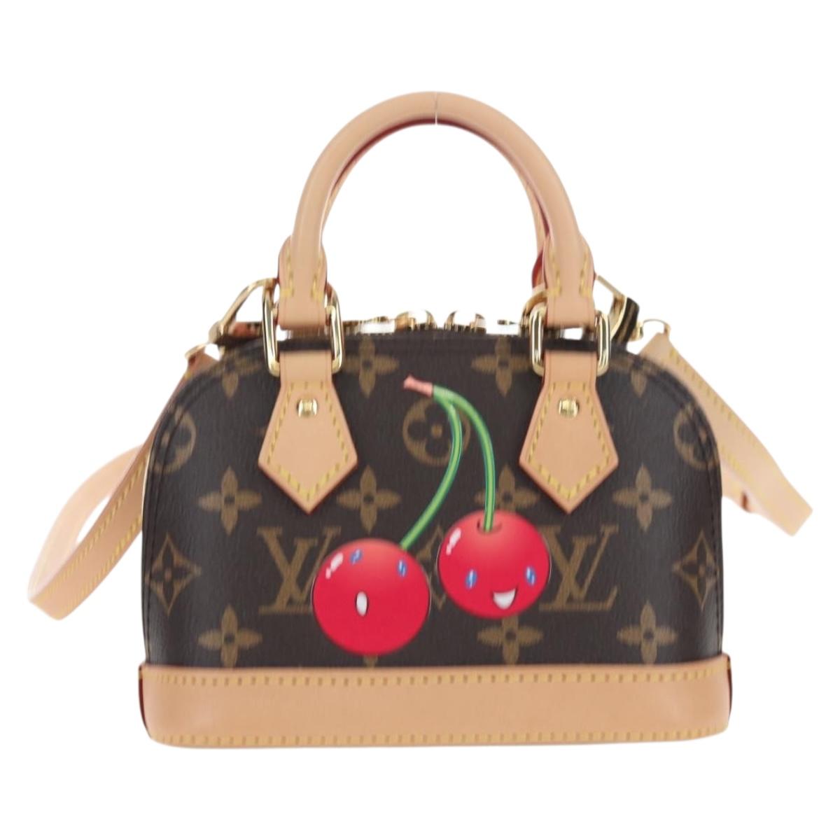 LOUIS VUITTON Monogram Cherry LVxYK Nano Alma Hand Bag M13416 LV Auth 203301SM