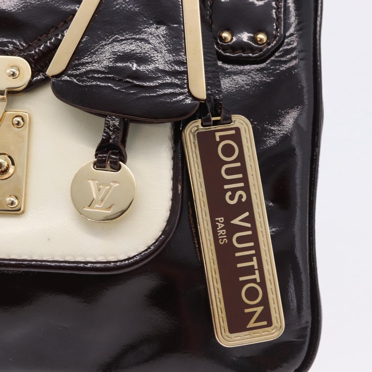 LOUIS VUITTON Cruise Line Sack Bicolour Bag Patent Leather LV Auth 203305V