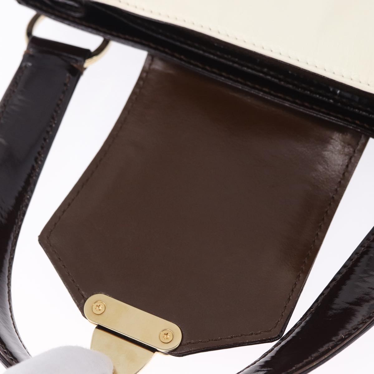 LOUIS VUITTON Cruise Line Sack Bicolour Bag Patent Leather LV Auth 203305V