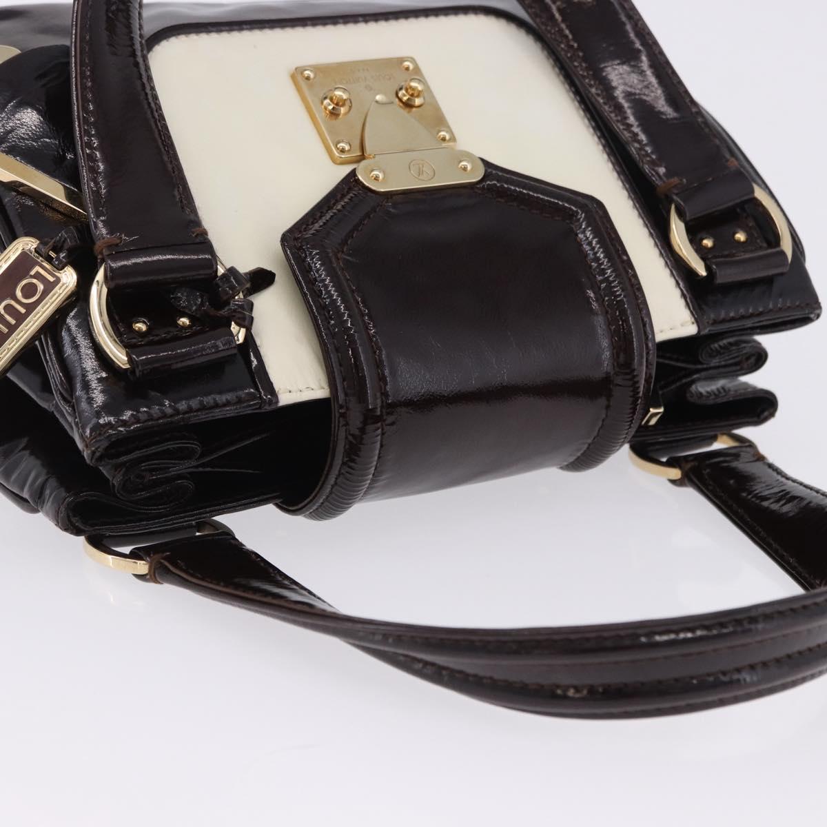 LOUIS VUITTON Cruise Line Sack Bicolour Bag Patent Leather LV Auth 203305V