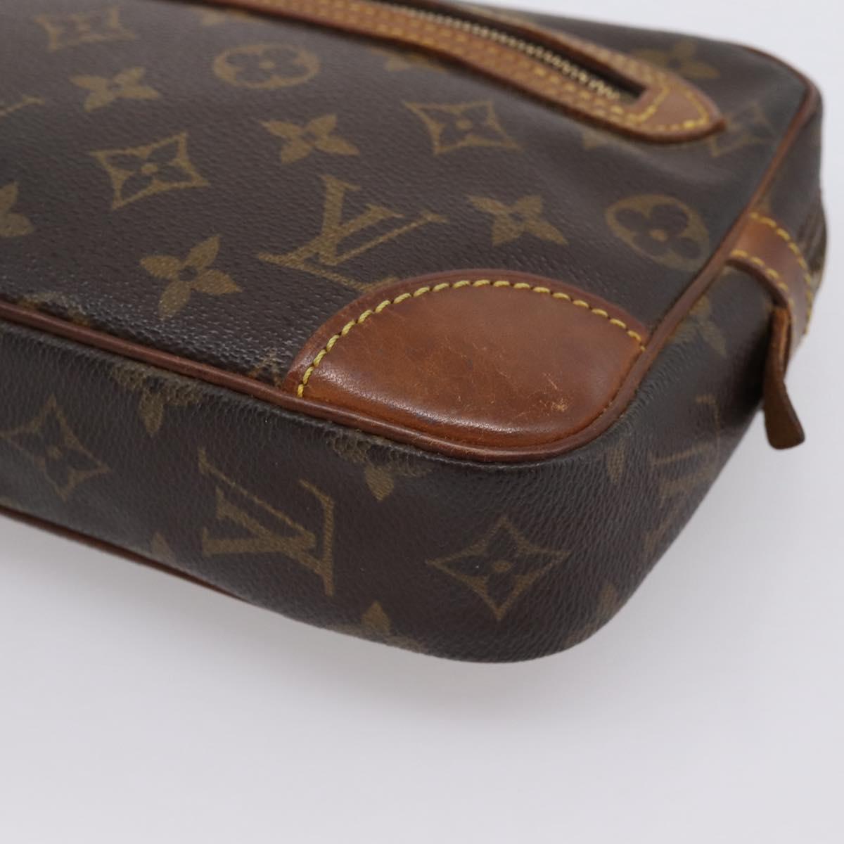LOUIS VUITTON Monogram Marly Dragonne GM Clutch Bag M51825 LV Auth 203306
