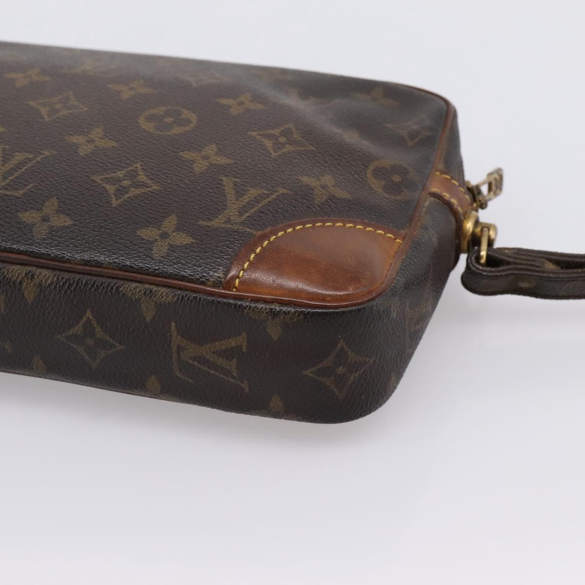 LOUIS VUITTON Monogram Marly Dragonne GM Clutch Bag M51825 LV Auth 203306
