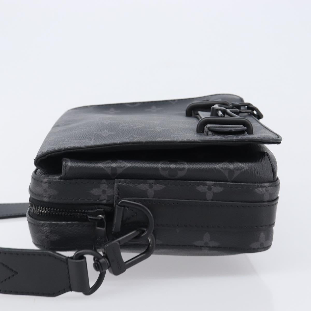 LOUIS VUITTON Monogram Eclipse Steamer Messenger Bag M45585 LV Auth 203307V