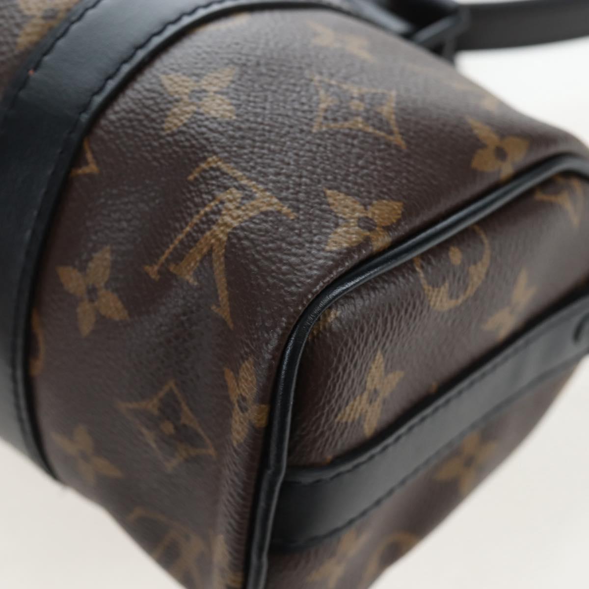 LOUIS VUITTON Monkey Puppet KeepallXS Boston Bag M80118 LV Auth 203309SM
