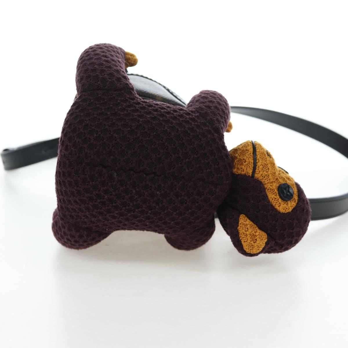 LOUIS VUITTON Monkey Puppet KeepallXS Boston Bag M80118 LV Auth 203309SM