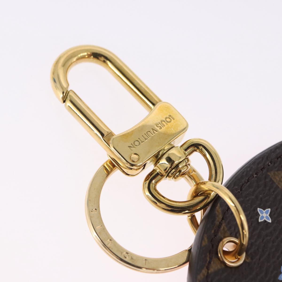 LOUIS VUITTON Monogram Porte Cles Ski Bear Charm M63756 LV Auth 203312M