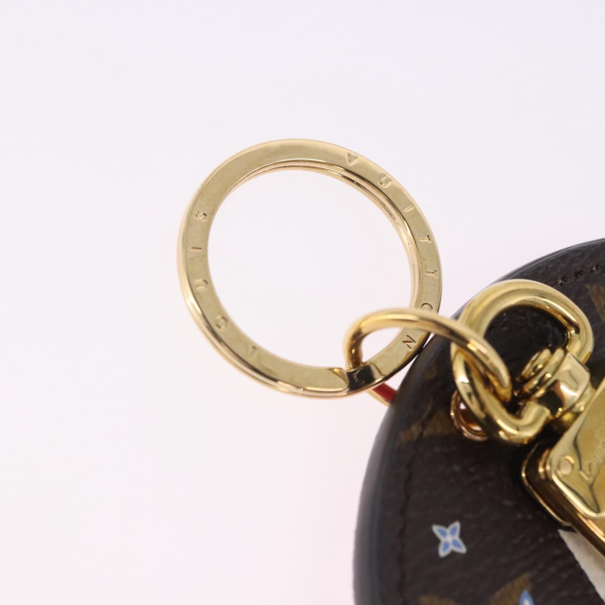 LOUIS VUITTON Monogram Porte Cles Ski Bear Charm M63756 LV Auth 203312M