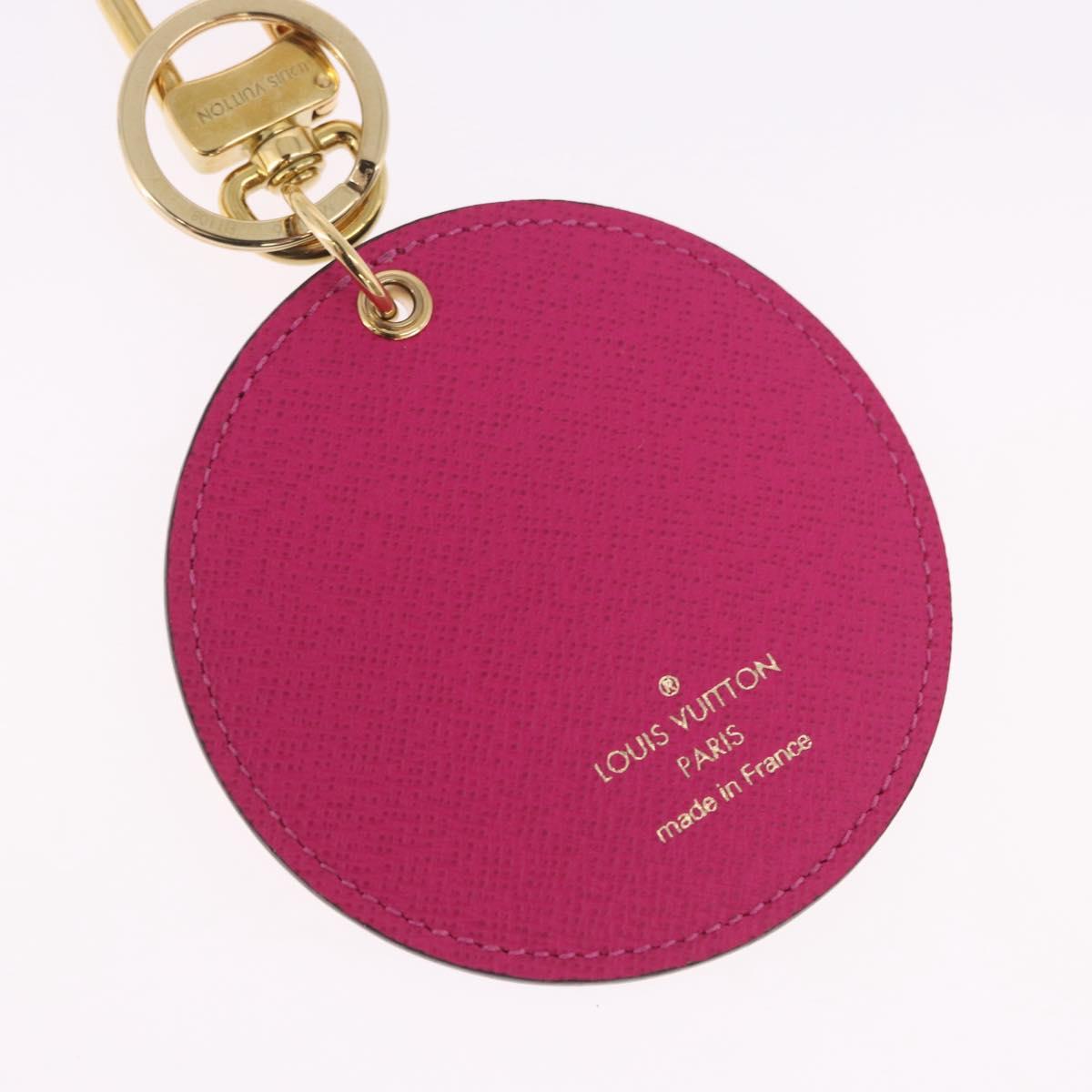 LOUIS VUITTON Monogram Porte Cles Ski Bear Charm M63756 LV Auth 203312M
