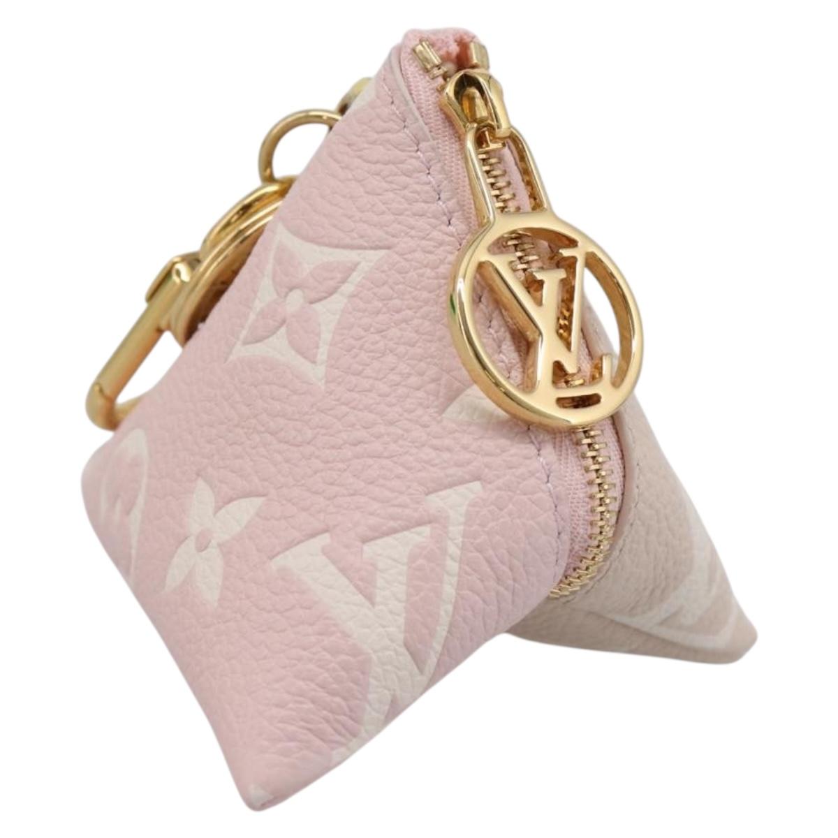 LOUIS VUITTON Monogram Empreinte Berlingo Charm Beige M00669 LV Auth 203314M