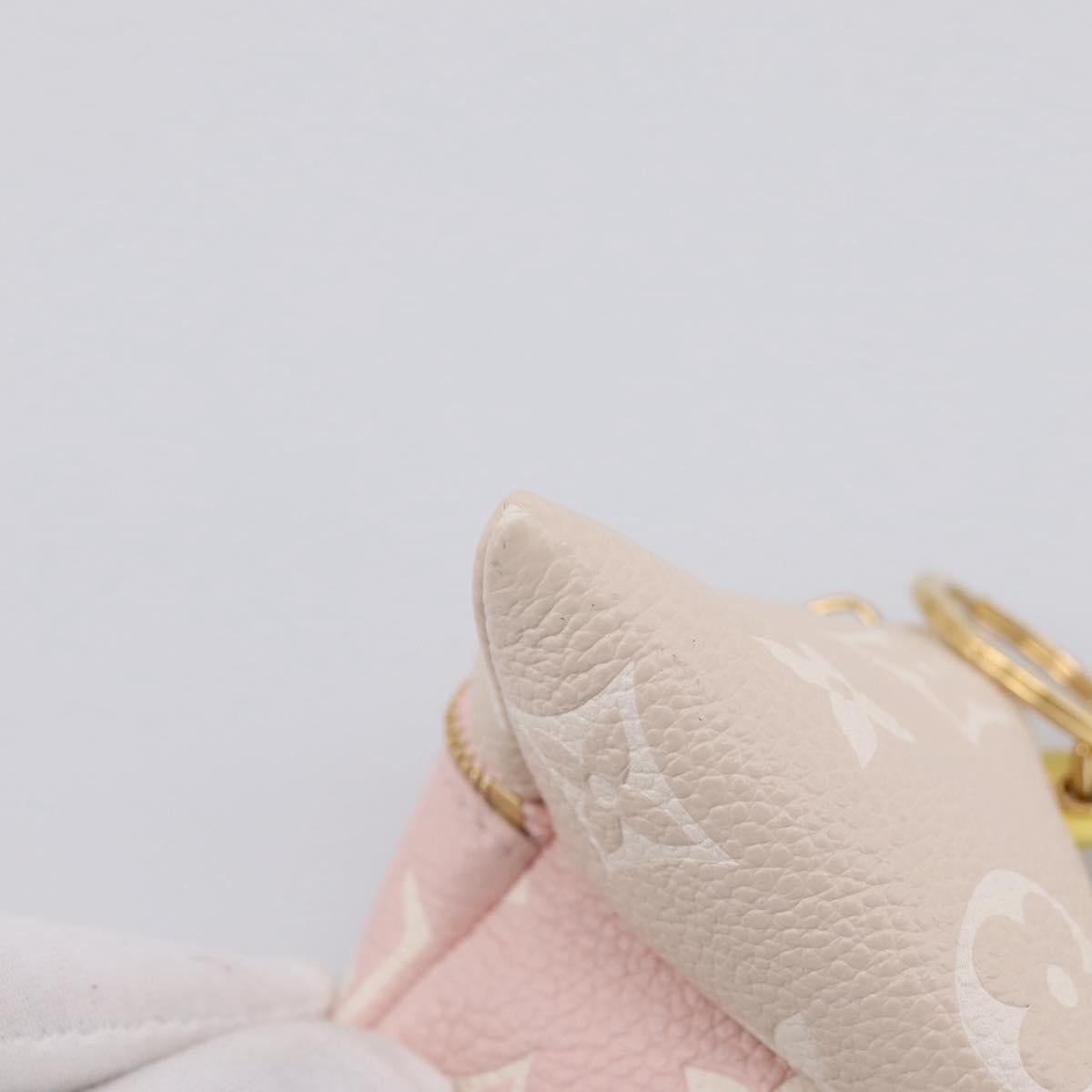 LOUIS VUITTON Monogram Empreinte Berlingo Charm Beige M00669 LV Auth 203314M