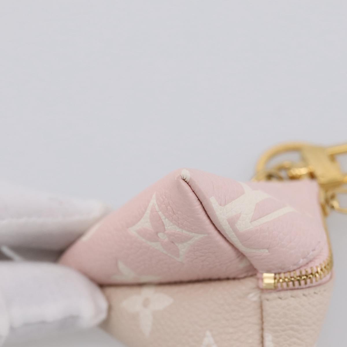 LOUIS VUITTON Monogram Empreinte Berlingo Charm Beige M00669 LV Auth 203314M