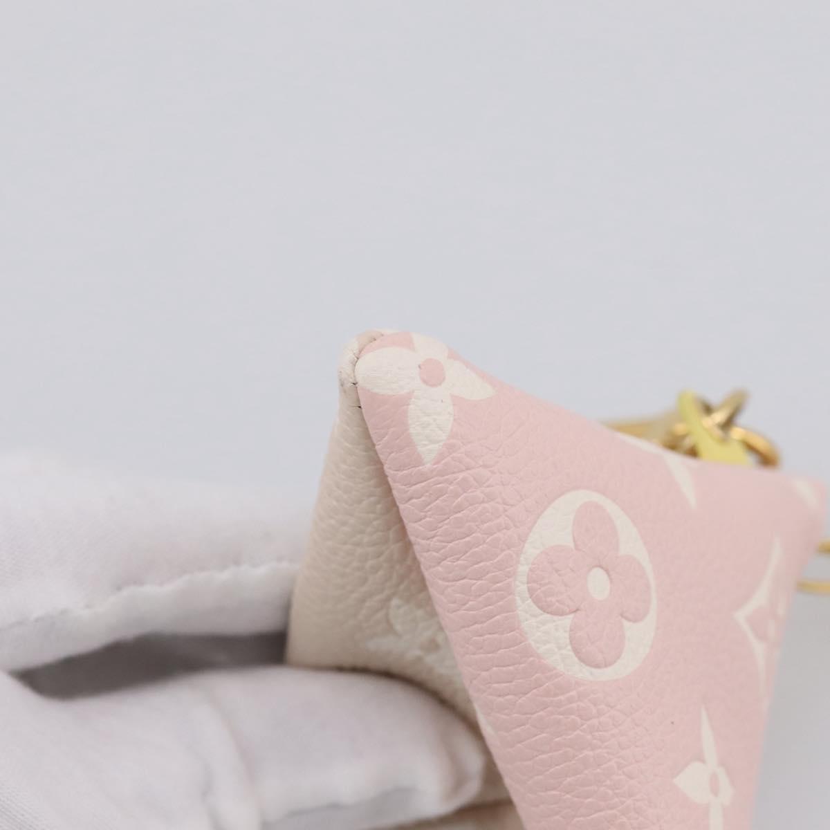 LOUIS VUITTON Monogram Empreinte Berlingo Charm Beige M00669 LV Auth 203314M