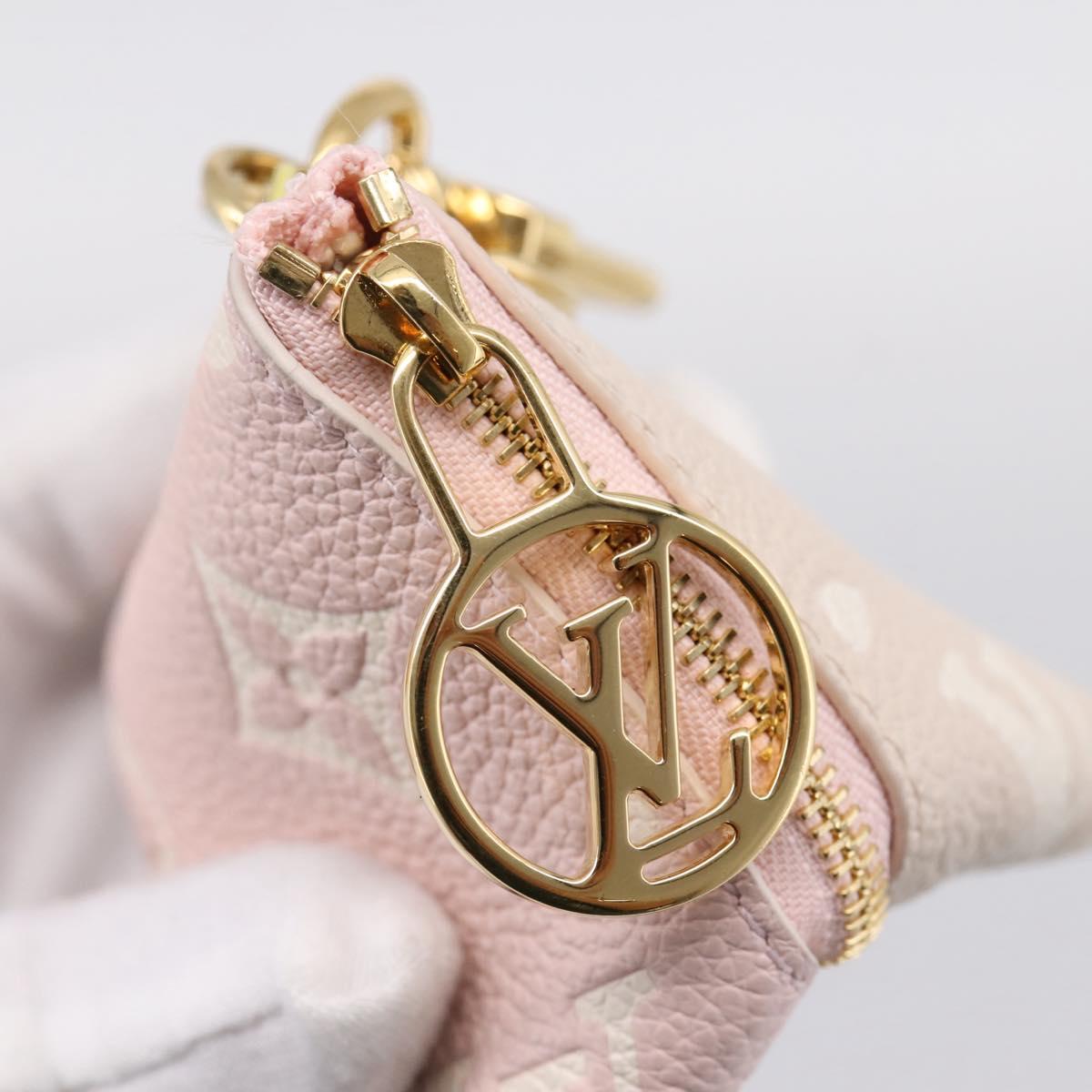 LOUIS VUITTON Monogram Empreinte Berlingo Charm Beige M00669 LV Auth 203314M