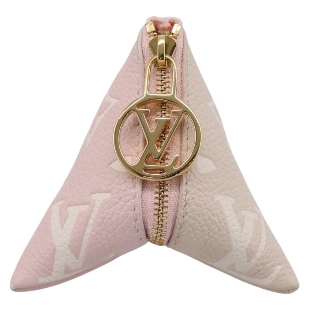LOUIS VUITTON Monogram Empreinte Berlingo Charm Beige M00669 LV Auth 203314M