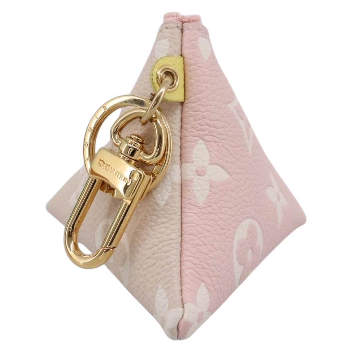 LOUIS VUITTON Monogram Empreinte Berlingo Charm Beige M00669 LV Auth 203314M