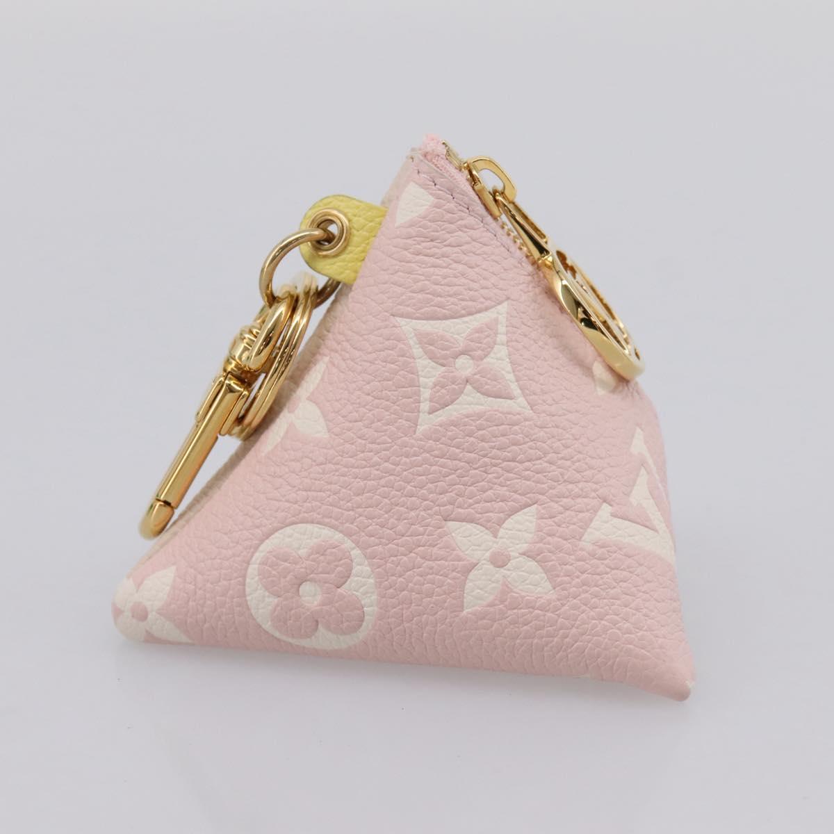 LOUIS VUITTON Monogram Empreinte Berlingo Charm Beige M00669 LV Auth 203314M