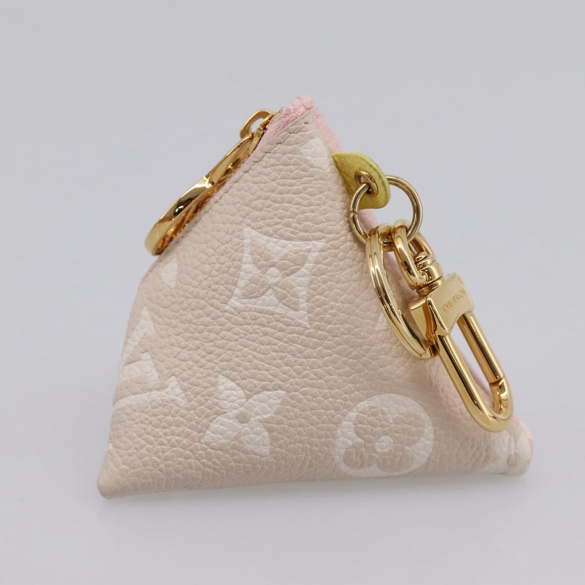 LOUIS VUITTON Monogram Empreinte Berlingo Charm Beige M00669 LV Auth 203314M