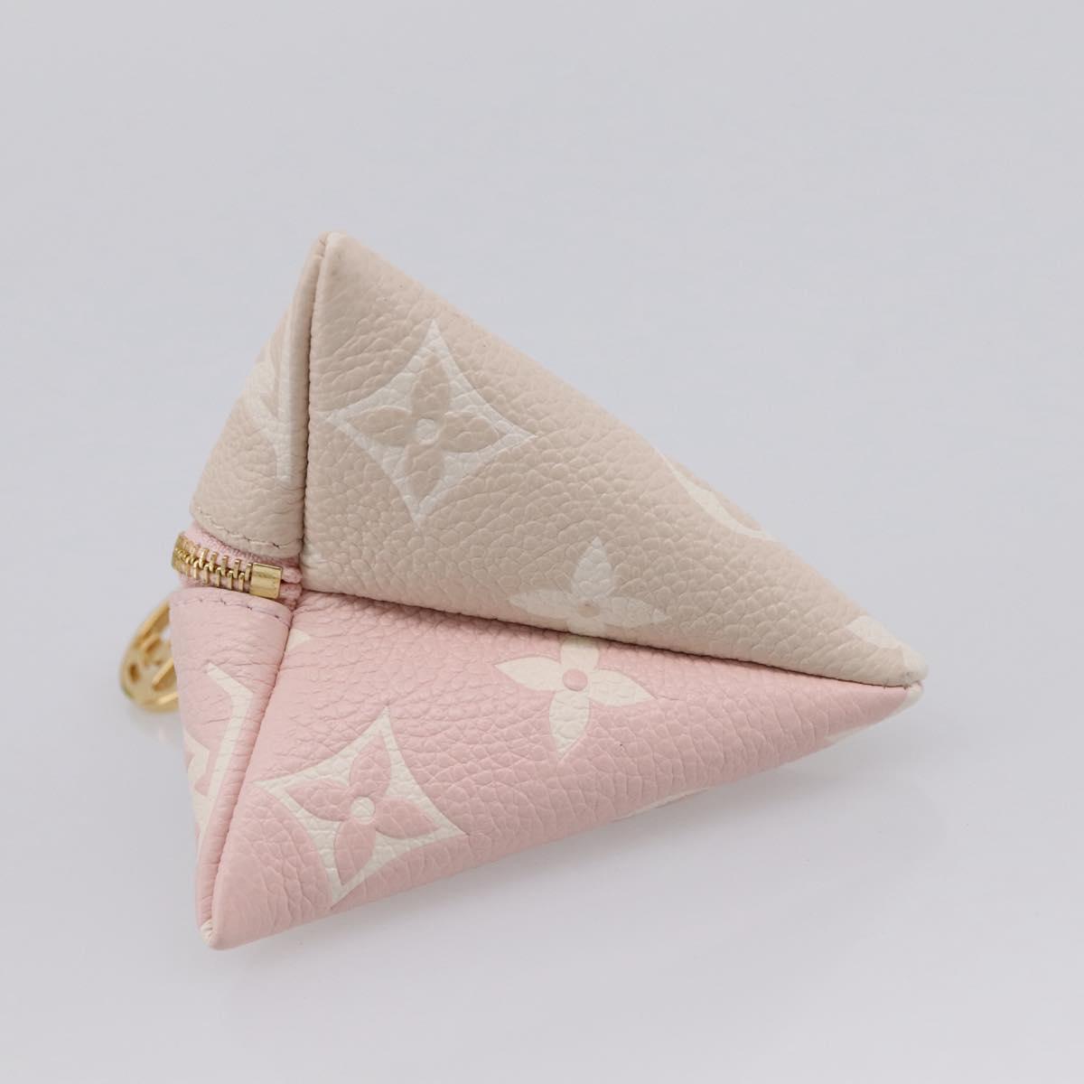 LOUIS VUITTON Monogram Empreinte Berlingo Charm Beige M00669 LV Auth 203314M