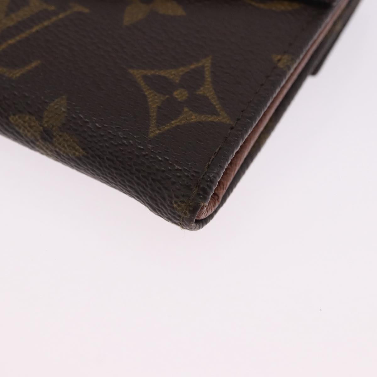 LOUIS VUITTON Porte Monnaie Bier Cartes Crdit Wallet M61660 LV Auth 203327