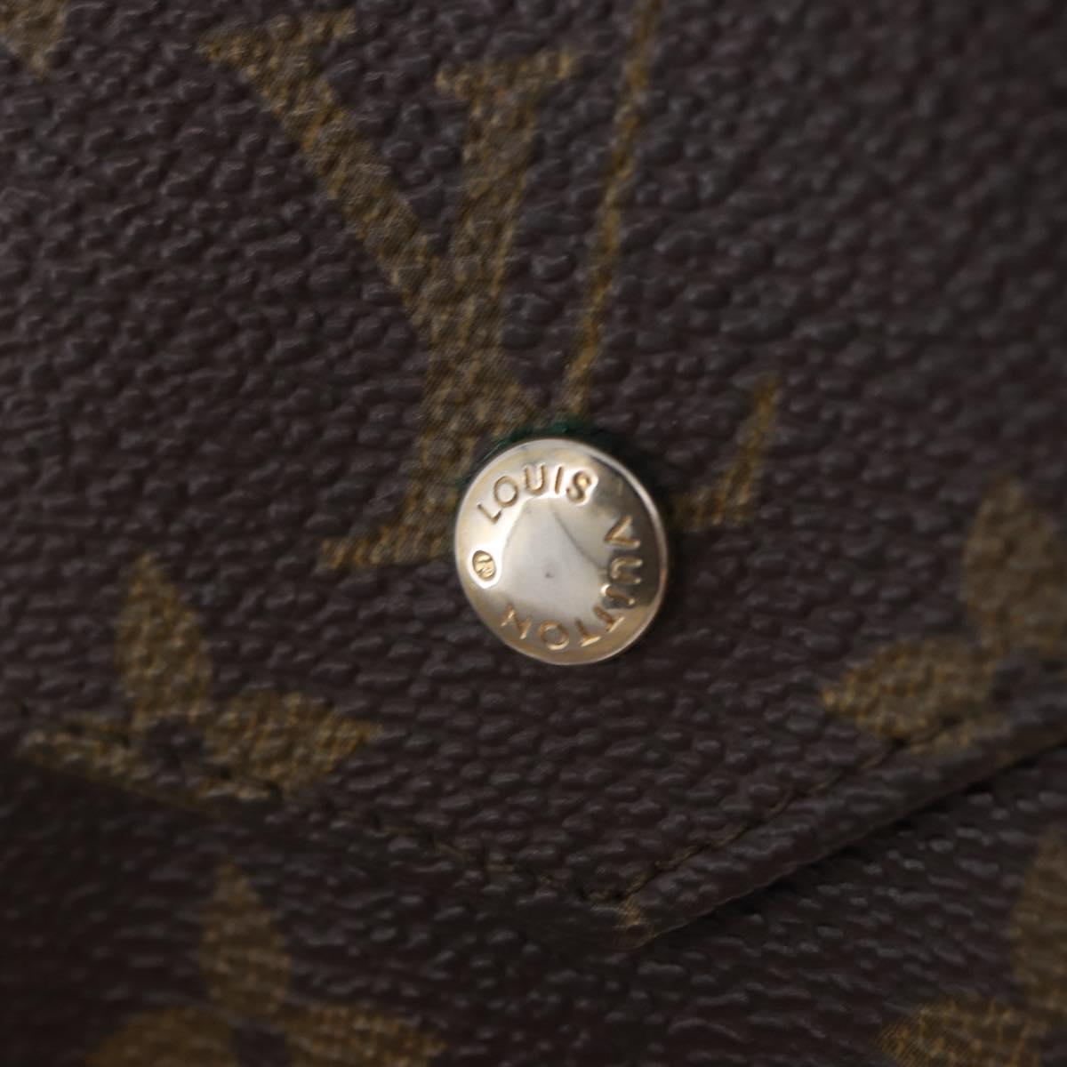 LOUIS VUITTON Porte Monnaie Bier Cartes Crdit Wallet M61660 LV Auth 203327