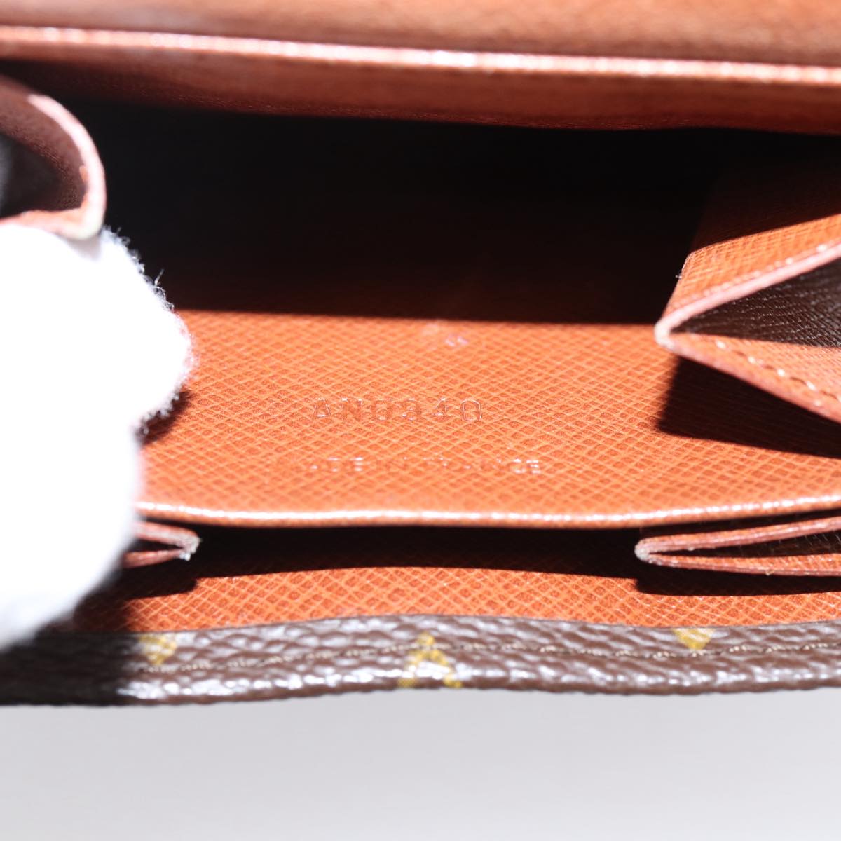 LOUIS VUITTON Porte Monnaie Bier Cartes Crdit Wallet M61660 LV Auth 203327