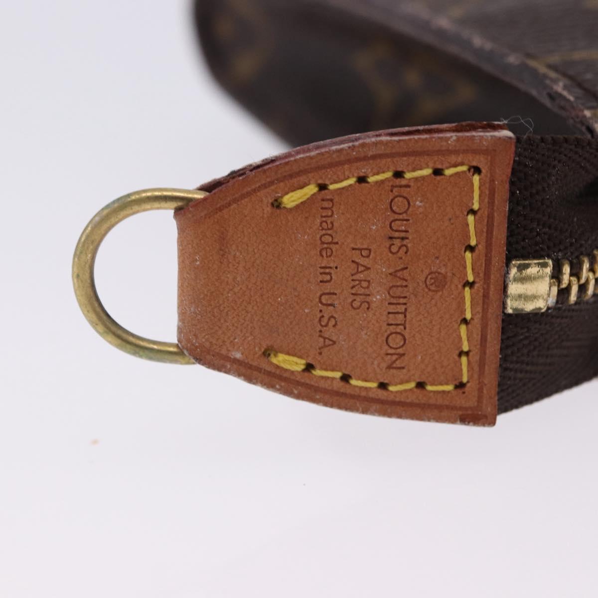 LOUIS VUITTON Monogram Bucket PM Pouch Accessory Pouch LV Auth 203337