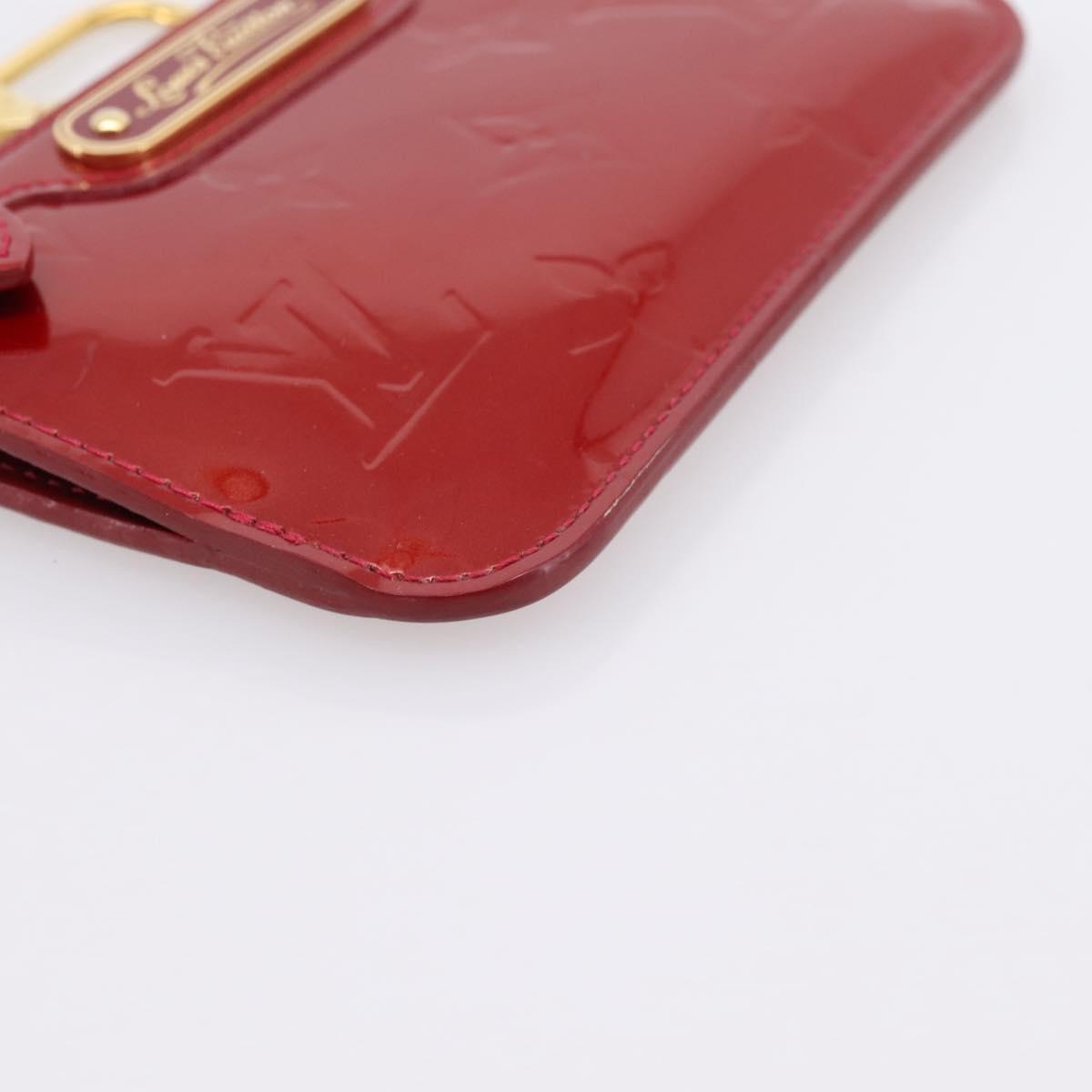 LOUIS VUITTON Vernis Pochette Cle NM Coin Purse M91737 LV Auth 203340A