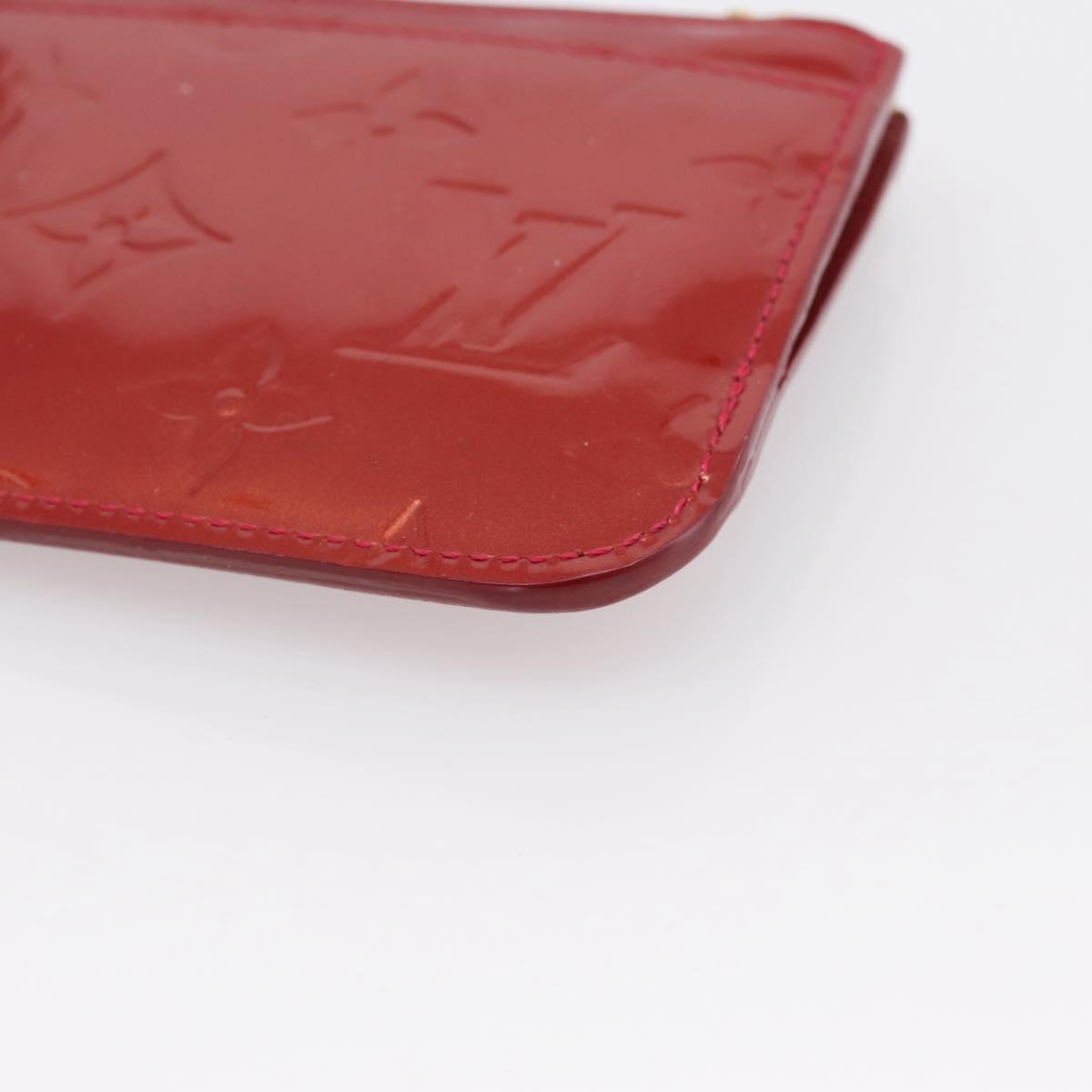 LOUIS VUITTON Vernis Pochette Cle NM Coin Purse M91737 LV Auth 203340A