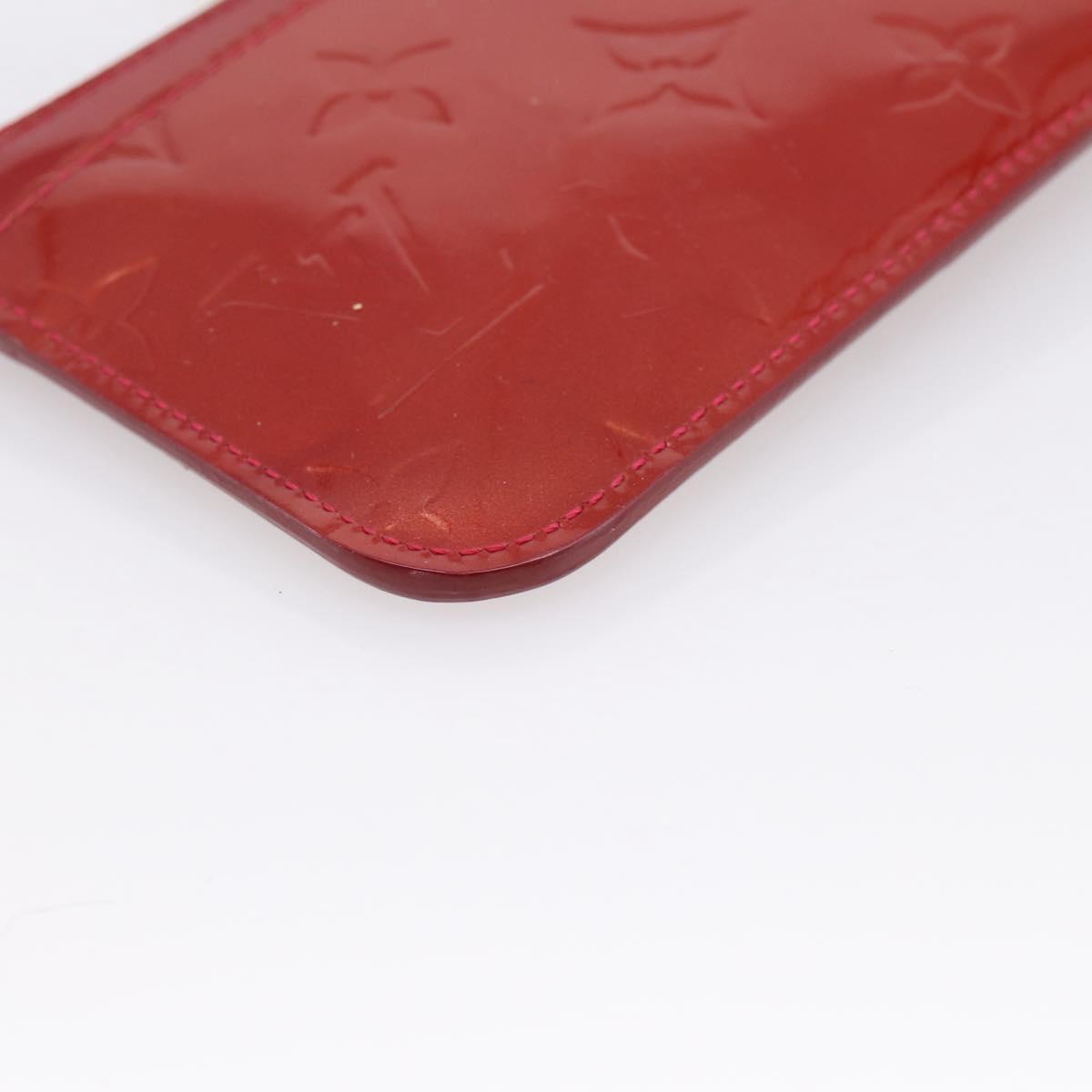 LOUIS VUITTON Vernis Pochette Cle NM Coin Purse M91737 LV Auth 203340A