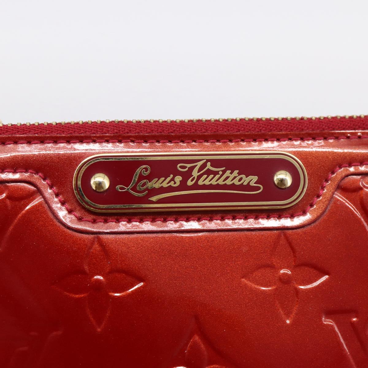 LOUIS VUITTON Vernis Pochette Cle NM Coin Purse M91737 LV Auth 203340A