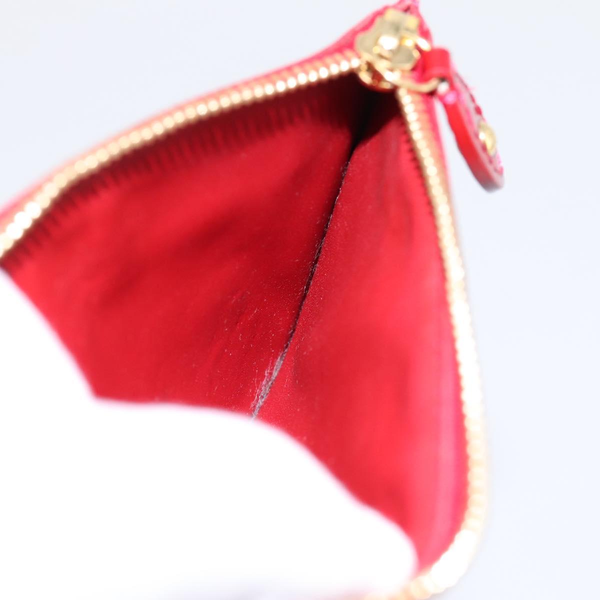 LOUIS VUITTON Vernis Pochette Cle NM Coin Purse M91737 LV Auth 203340A