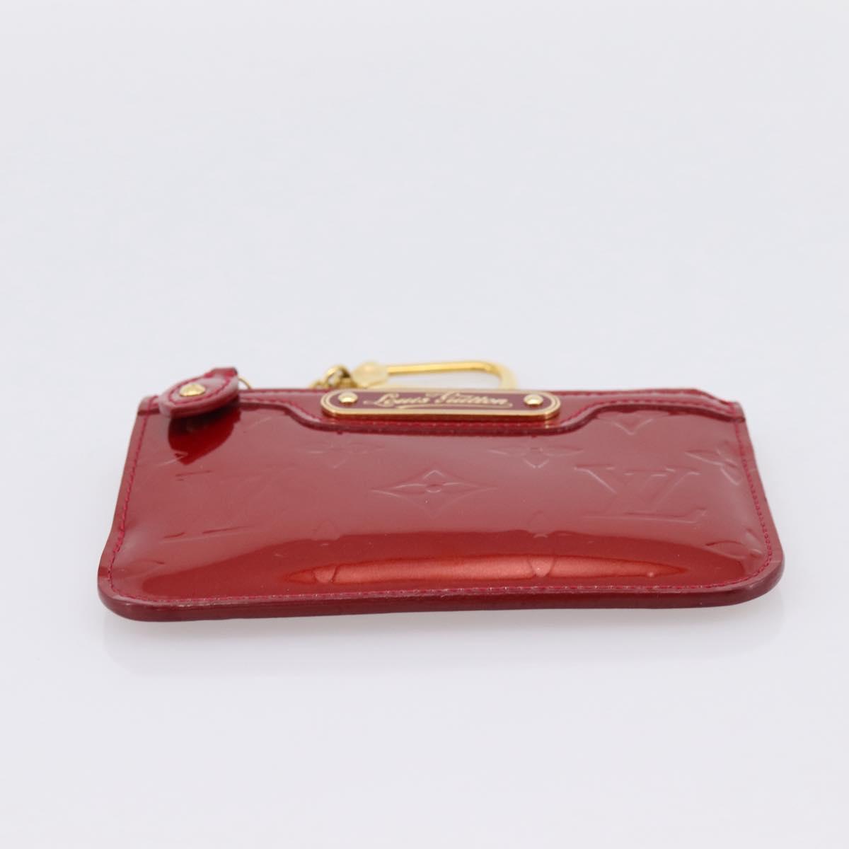 LOUIS VUITTON Vernis Pochette Cle NM Coin Purse M91737 LV Auth 203340A