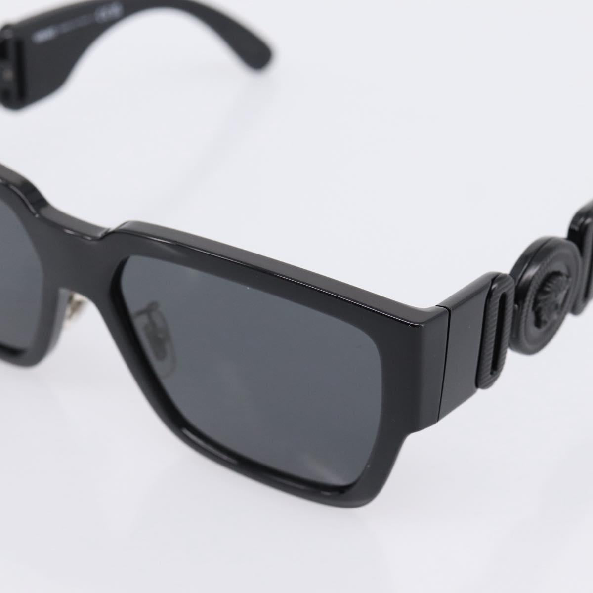 VERSACE Sunglasses Plastic Black Auth 203371M