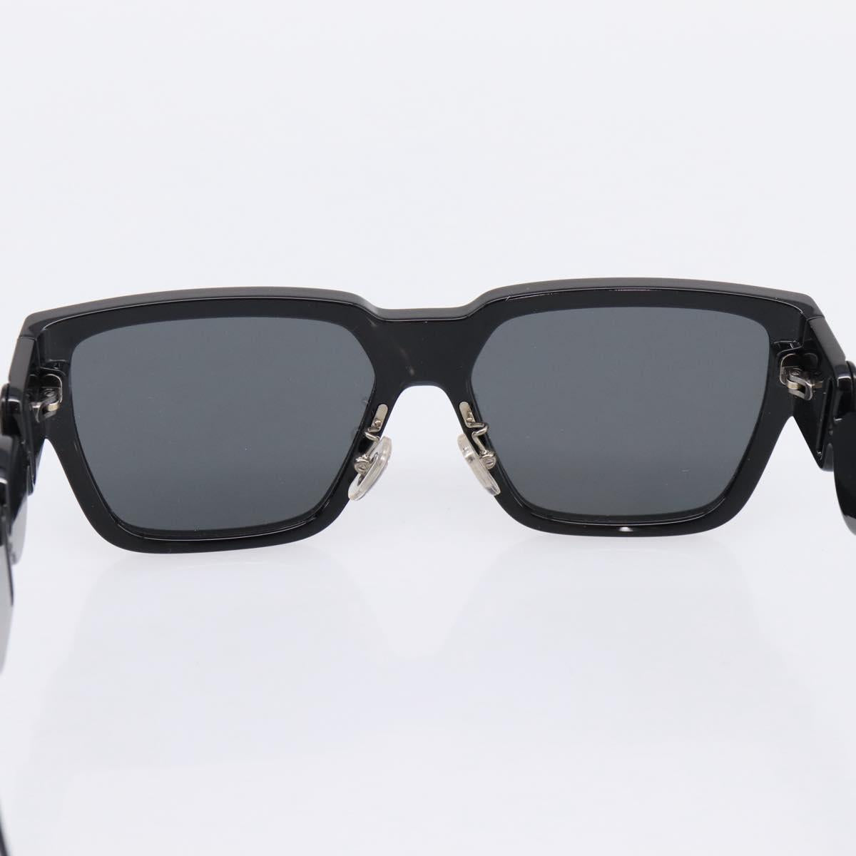 VERSACE Sunglasses Plastic Black Auth 203371M