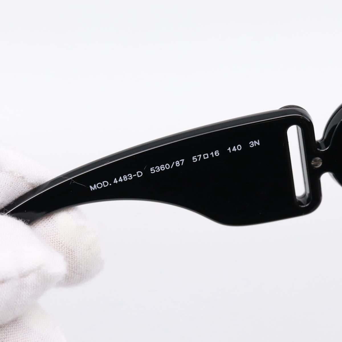 VERSACE Sunglasses Plastic Black Auth 203371M