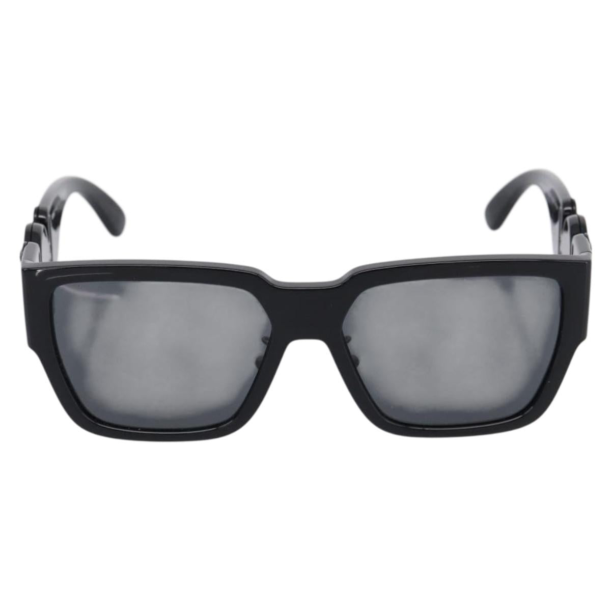 VERSACE Sunglasses Plastic Black Auth 203371M