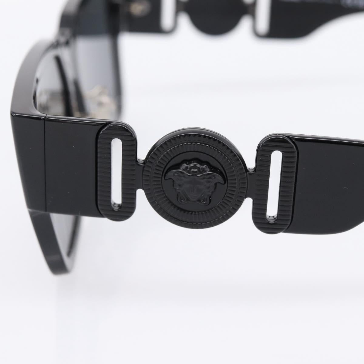 VERSACE Sunglasses Plastic Black Auth 203371M