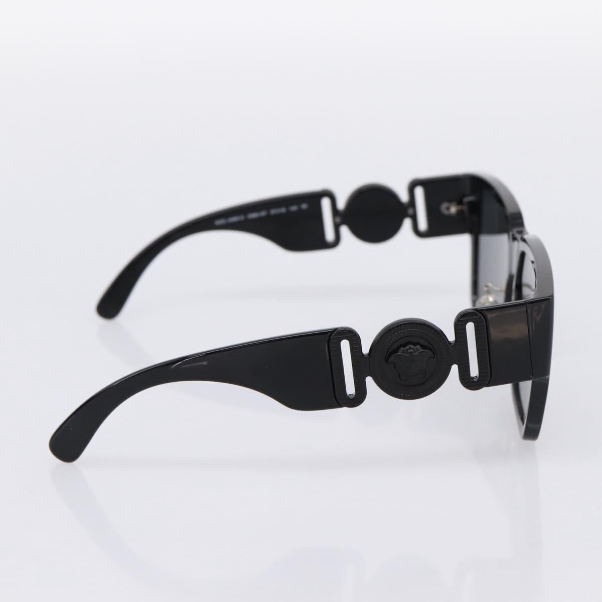 VERSACE Sunglasses Plastic Black Auth 203371M
