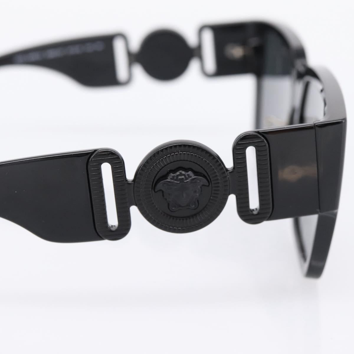VERSACE Sunglasses Plastic Black Auth 203371M