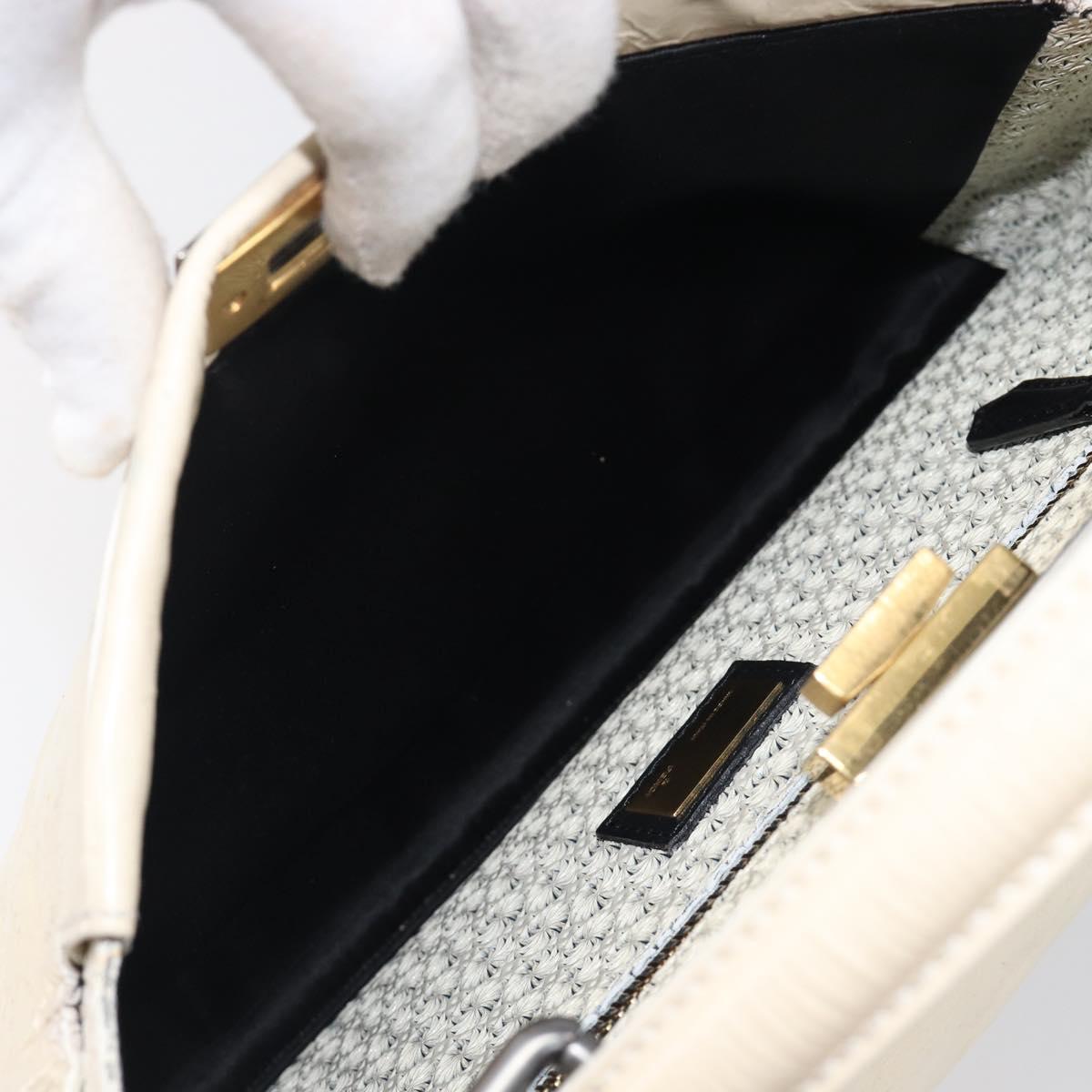 FENDI Zucchino Canvas Zucca Canvas Bag PVC Coated Canvas 3 Set Auth 203381