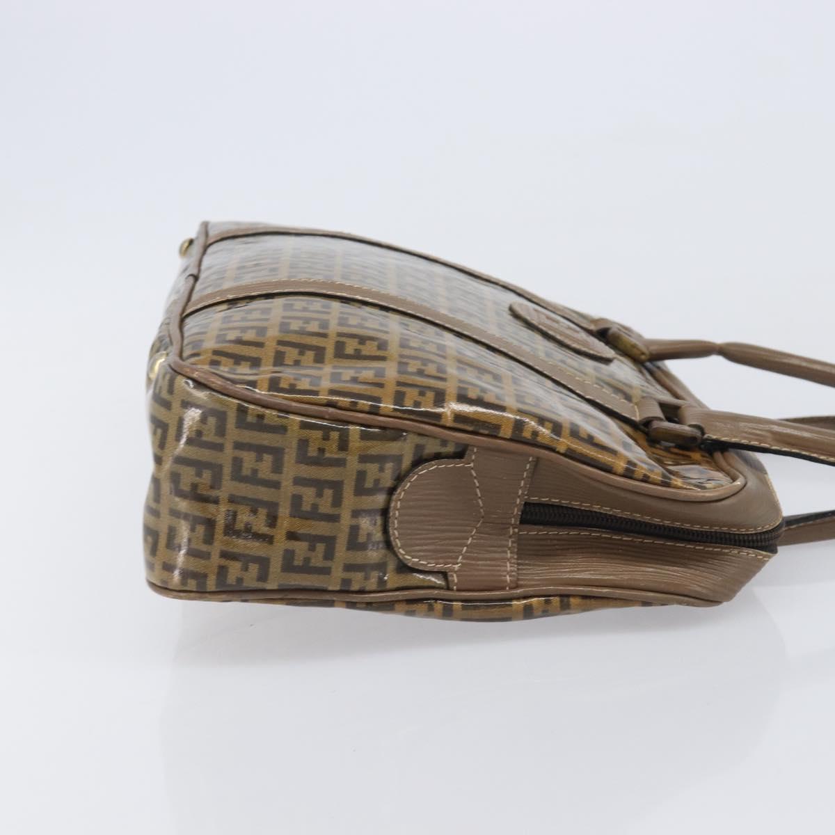 FENDI Zucchino Canvas Zucca Canvas Bag PVC Coated Canvas 3 Set Auth 203381